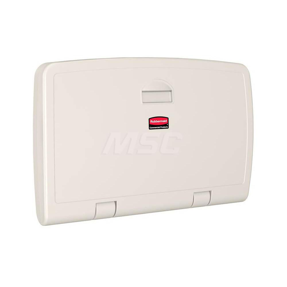 Rubbermaid Baby Changing Station, Horizontal, Antimicrobial Protection, Durable, Easy Maintenance - FG781888LPLAT