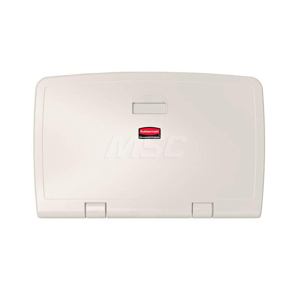 Rubbermaid Baby Changing Station, Horizontal, Antimicrobial Protection, Durable, Easy Maintenance - FG781888LPLAT