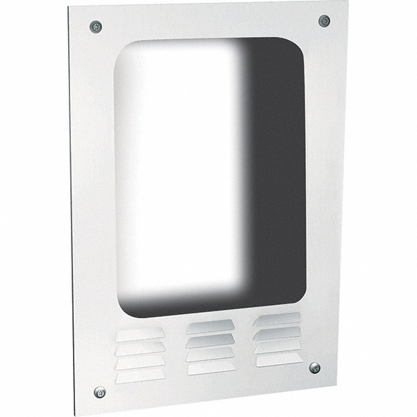 World Dryer World Dryer® Wall Guard for Electric Hand Dryer - Antimicrobial White - 37-10455K
