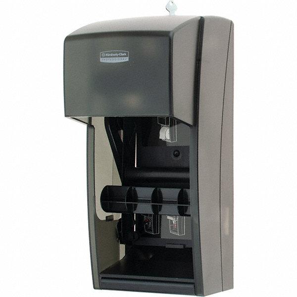 Georgia Pacific 1-Roll Jumbo Jr. High-Capacity Toilet Paper Dispenser, Smoke - 59009