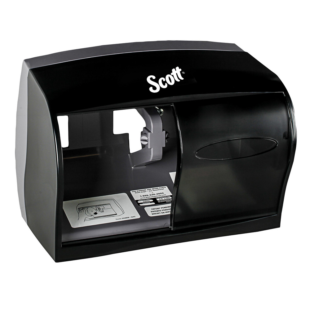 Georgia Pacific 1-Roll Jumbo Jr. High-Capacity Toilet Paper Dispenser, Smoke - 59009