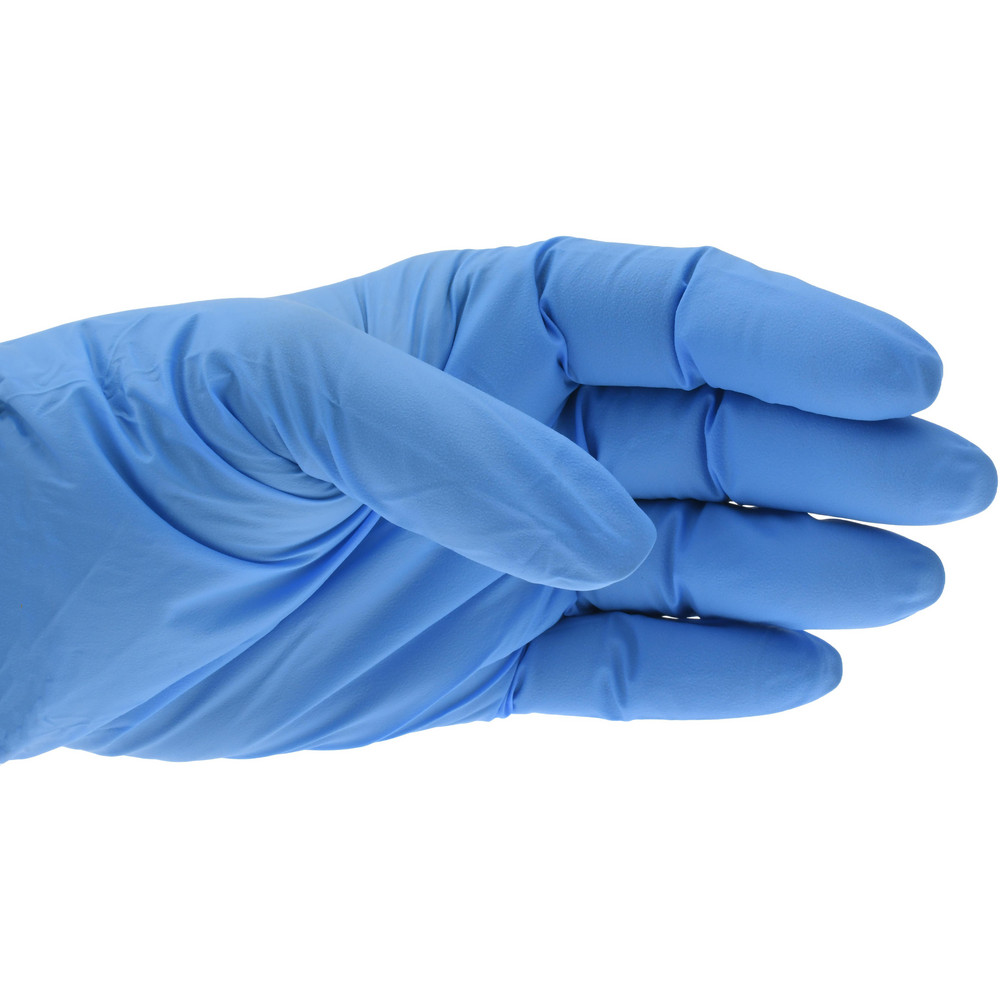 PRO-SAFE Disposable Glove: Size Large, 5.0 mil, Nitrile, General Purpose Grade, Powder-Free - D5000L