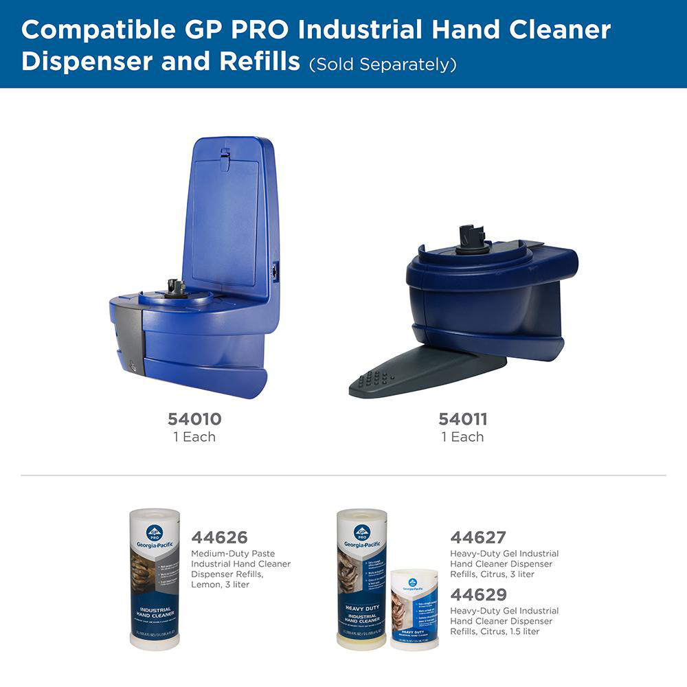 Georgia Pacific Georgia-Pacific Automatic Touchless Industrial Hand Cleaner Dispenser, Blue - 54010