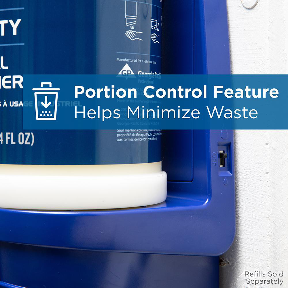 Georgia Pacific Georgia-Pacific Automatic Touchless Industrial Hand Cleaner Dispenser, Blue - 54010