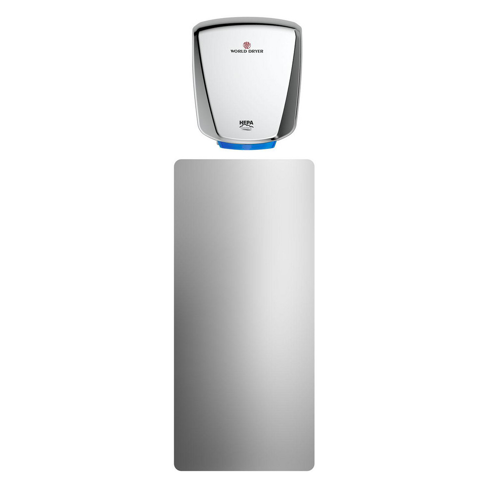 World Dryer Electric Hand Dryers: Hardwire, Touchless, Aluminum - Q-162A2