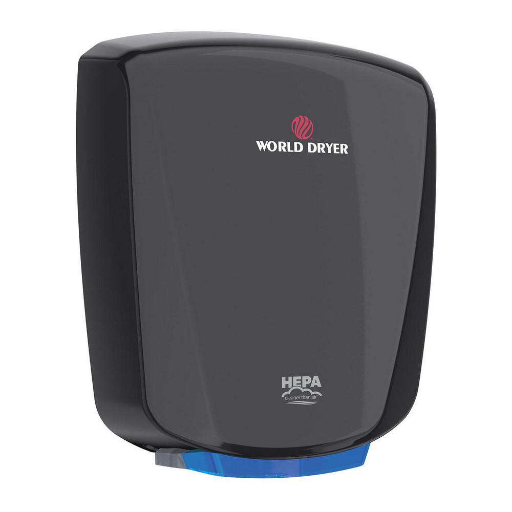 World Dryer Electric Hand Dryers: Hardwire, Touchless, Aluminum - Q-162A2