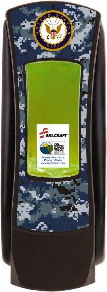 AbilityOne 1200 mL Foam Soap, Lotion & Hand Sanitizer Dispenser - 451000NIB0046NAVY