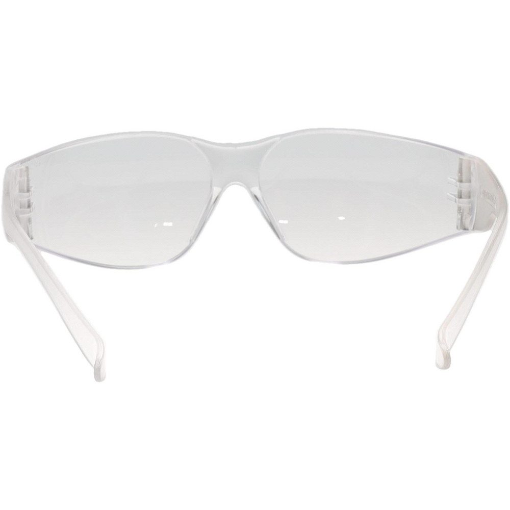 PRO-SAFE Safety Glasses: Scratch-Resistant, Polycarbonate, Clear Lenses, Frameless - 48283