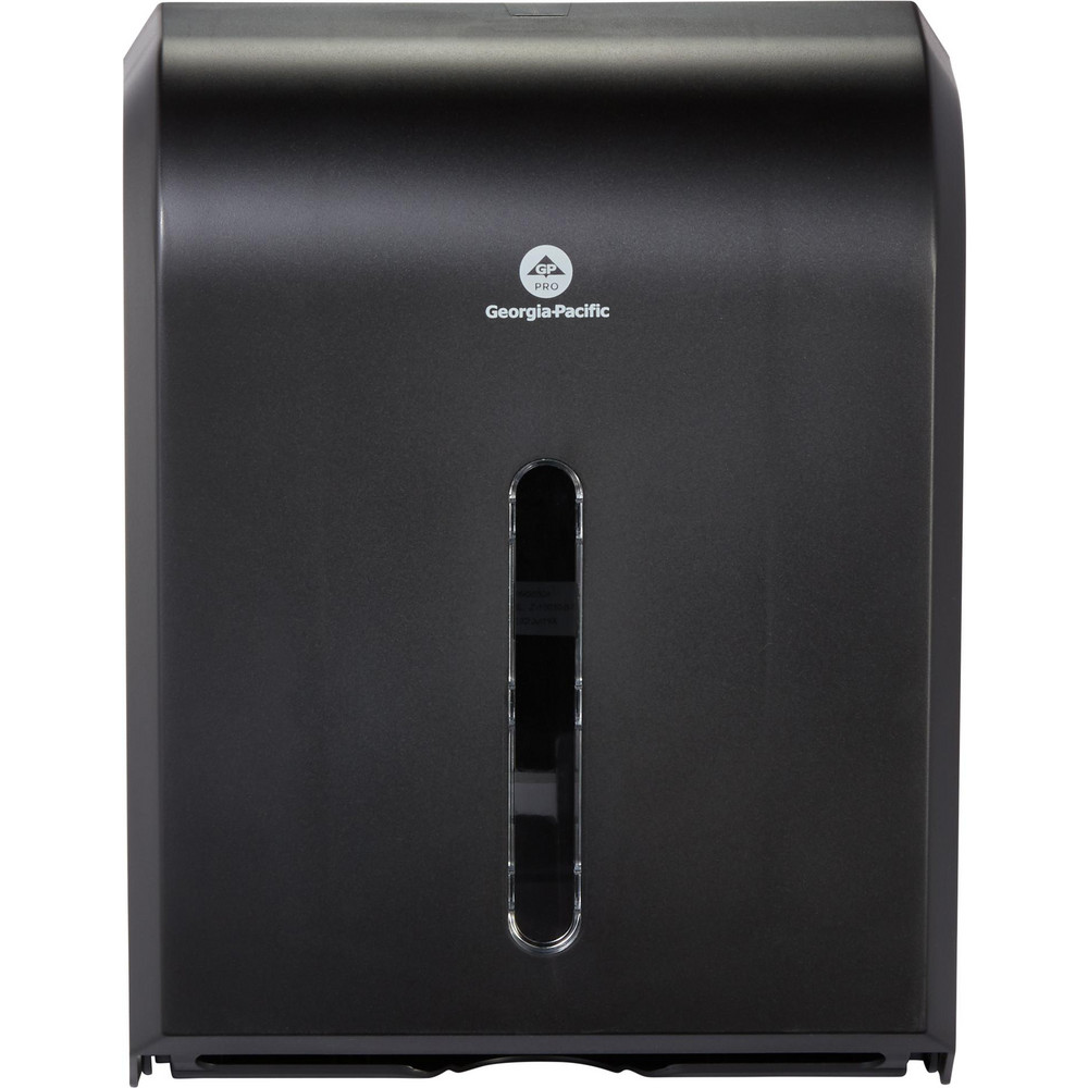 Scott Pro Manual Hard Roll Towel Dispenser, Black, for Blue Core Scott Pro Roll Towels, 12.66" x 16.44" x 9.18" - 34346
