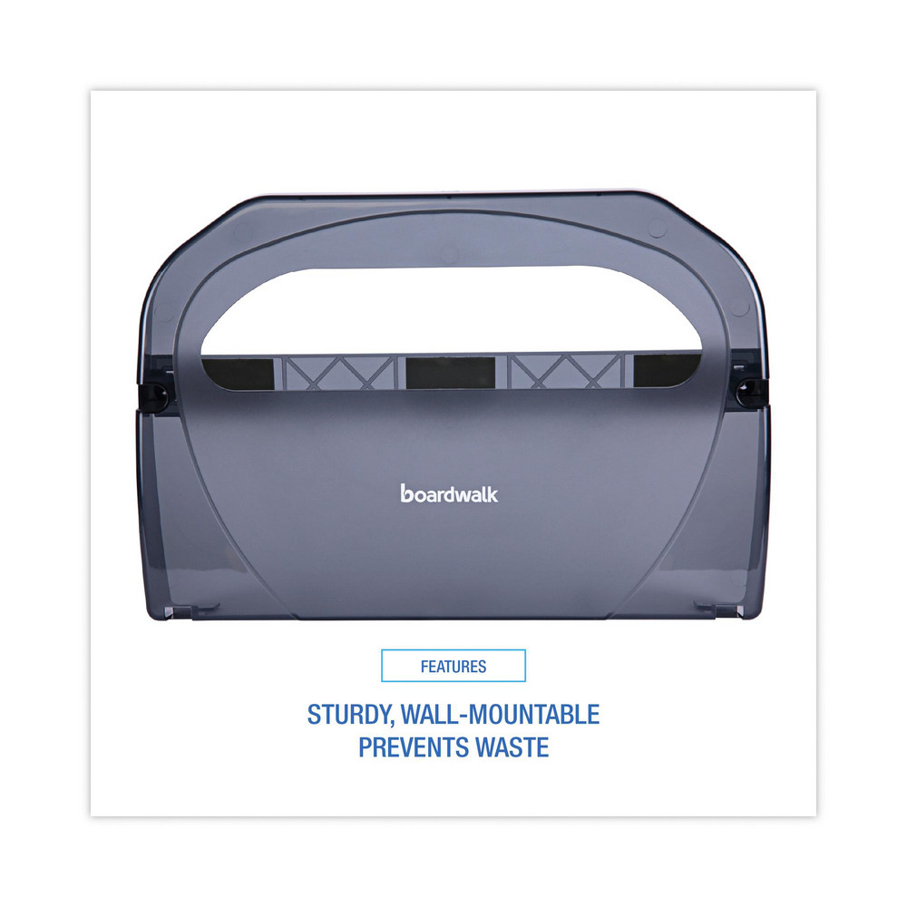 Boardwalk Toilet Seat Cover Dispensers: Plastic, Pull, 100, Boardwalk® K1000 - BWKTS510SBBWEA