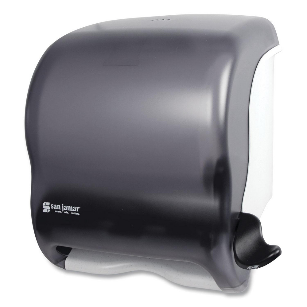 San Jamar Paper Towel Dispensers: Dispenser Type: Towel; Dispenser Style: Manual; Towel Compatibility: Roll; Activation Method: Crank Handle - SJMT950TBK