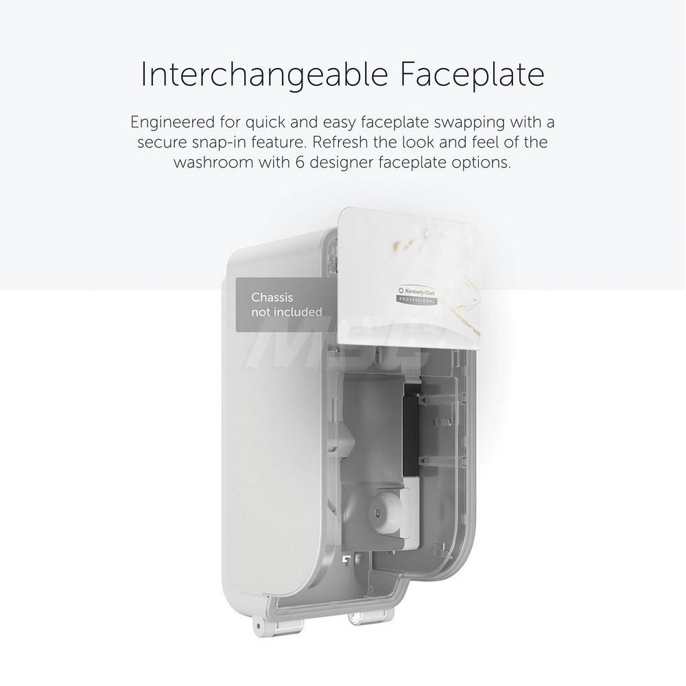 Kimberly-Clark Professional ICON Faceplate, Cherry Blossom Design, for Coreless Standard Roll Vertical Toilet Paper Dispensers 2 Roll - 58821
