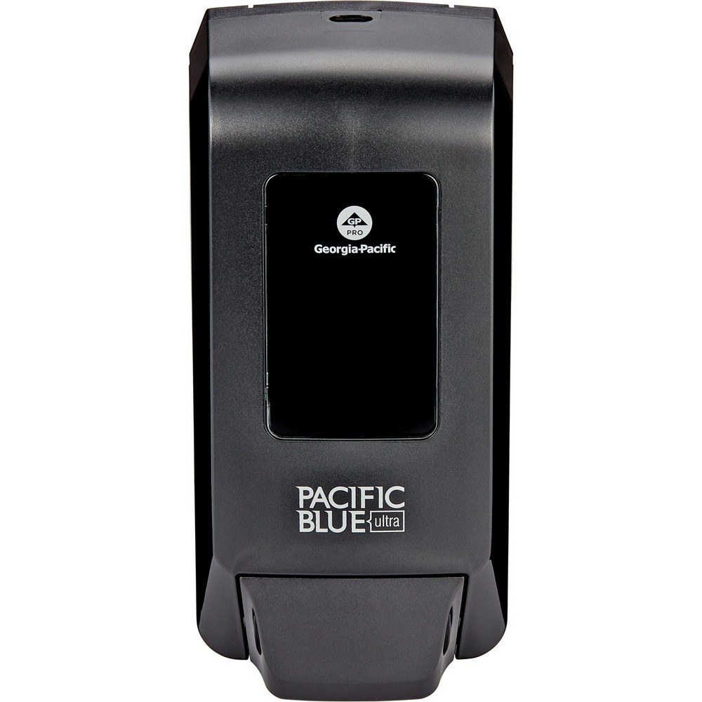 Georgia Pacific Pacific Blue Ultra Wall-Mounted Manual Dispenser For Foaming Hand Soap And Hand Sanitizer, Black - 53057