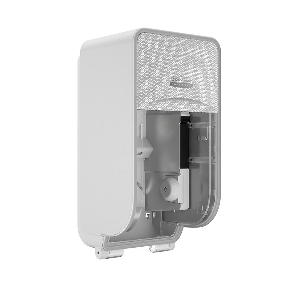 Kimberly-Clark Professional ICON Faceplate, Silver Mosaic Design, for Coreless Standard Roll Vertical Toilet Paper Dispensers 2 Roll - 58761