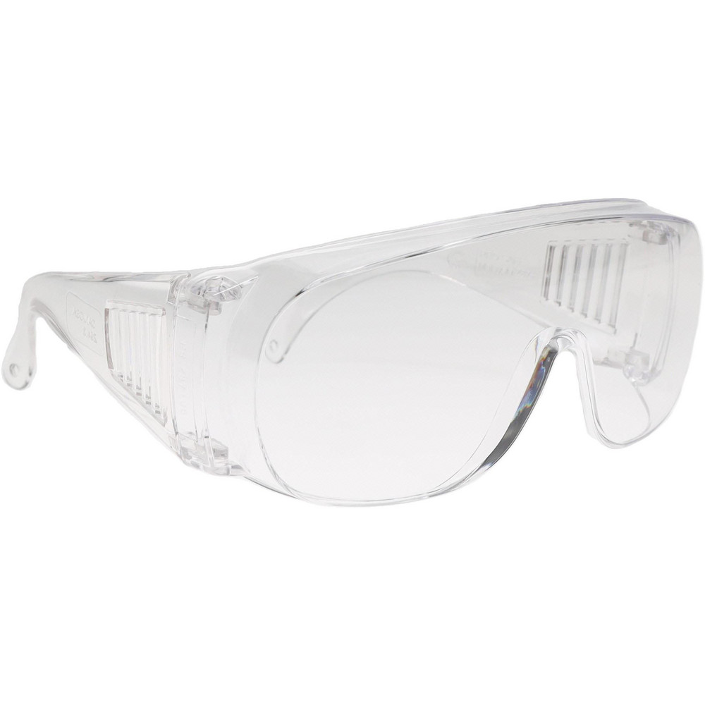 PRO-SAFE Safety Glasses: Uncoated, Polycarbonate, Clear Lenses, Frameless - 48249
