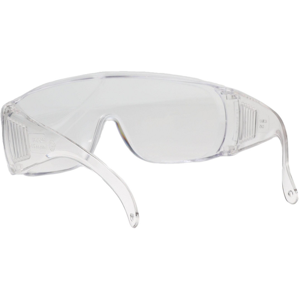 PRO-SAFE Safety Glasses: Uncoated, Polycarbonate, Clear Lenses, Frameless - 48249