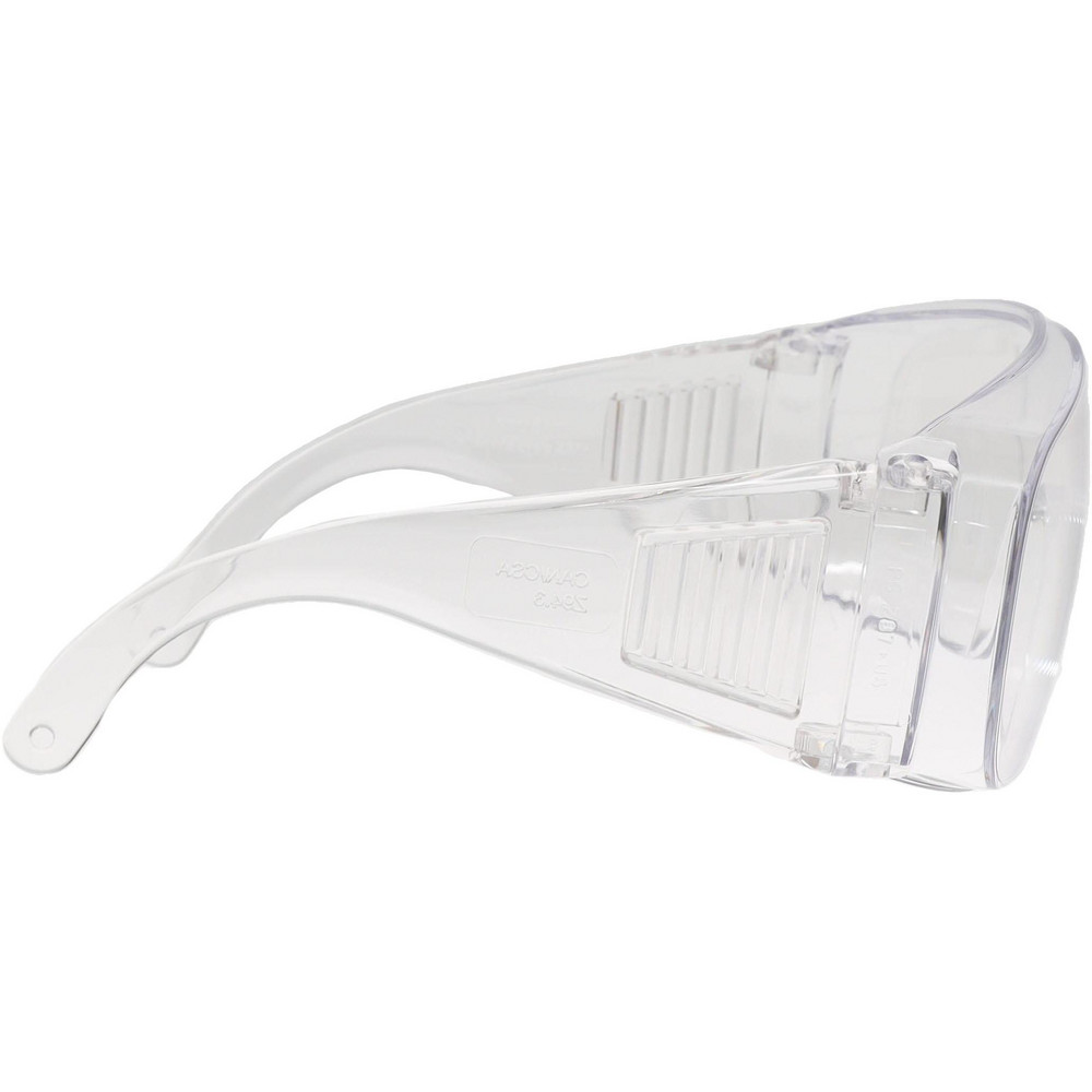 PRO-SAFE Safety Glasses: Uncoated, Polycarbonate, Clear Lenses, Frameless - 48249