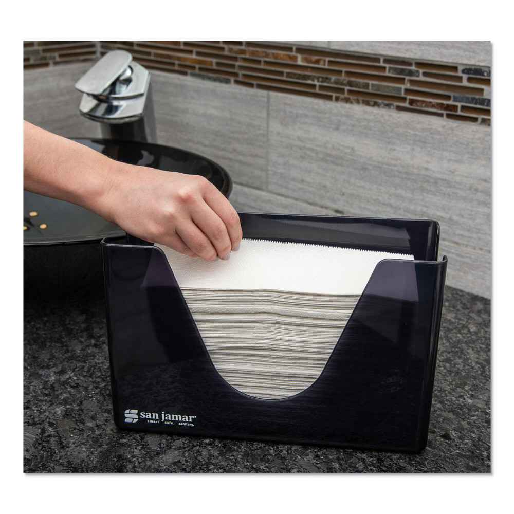San Jamar Paper Towel Dispensers: Dispenser Type: Towel; Dispenser Style: Manual; Towel Compatibility: Multifold; Activation Method: Manual - SJMT1720TBK