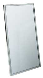 PRO-SAFE 24" Wide x 36" High, Theft Resistant, Rectangle Glass Washroom Mirror - TPM-2436