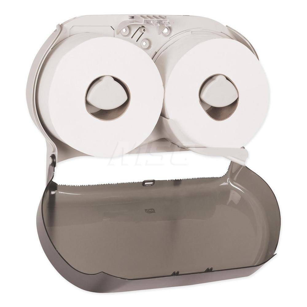 Tork Toilet Tissue Dispensers: Jumbo Roll, Plastic, 2, Tork® T22 Jumbo Roll Bath Tissue - TJ0912A, TJ0921A, TJ0924, TJ0928, TJ9022A - TRK56TR