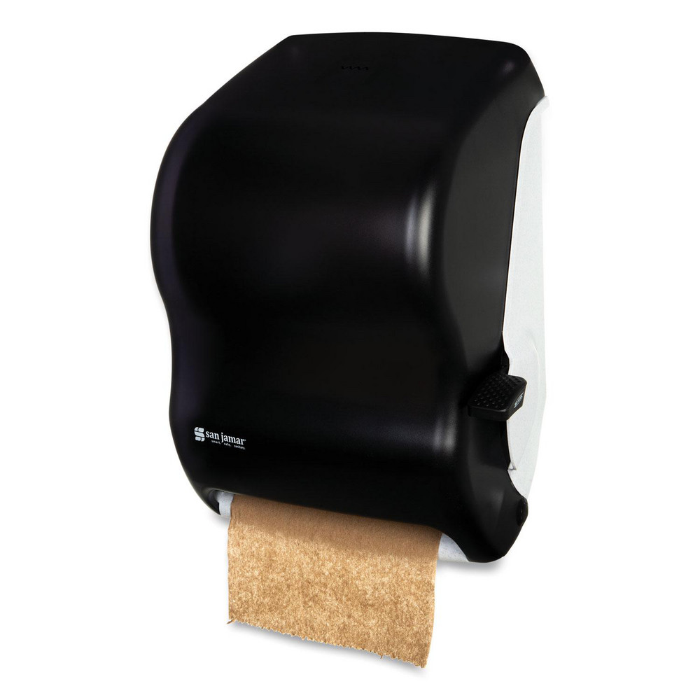 San Jamar Paper Towel Dispensers: Dispenser Type: Towel; Dispenser Style: Manual; Towel Compatibility: Roll; Activation Method: Crank Handle - SJMT1100TBK