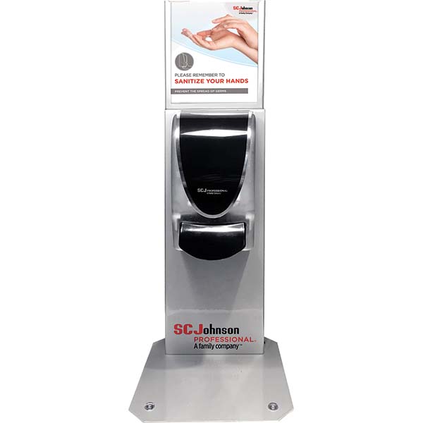 Kimberly-Clark Professional Touchless Counter Mount Skin Care Dispenser, Chrome, 1.5 L Capacity, 2.12" x 4.25" x 5.56" - 47604