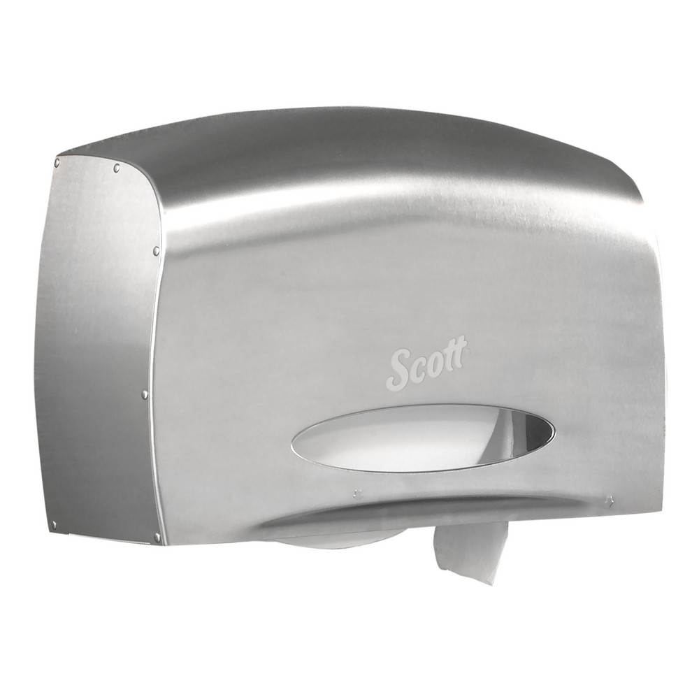 Bobrick Standard Double Roll Stainless Steel Toilet Tissue Dispenser - BOB2888