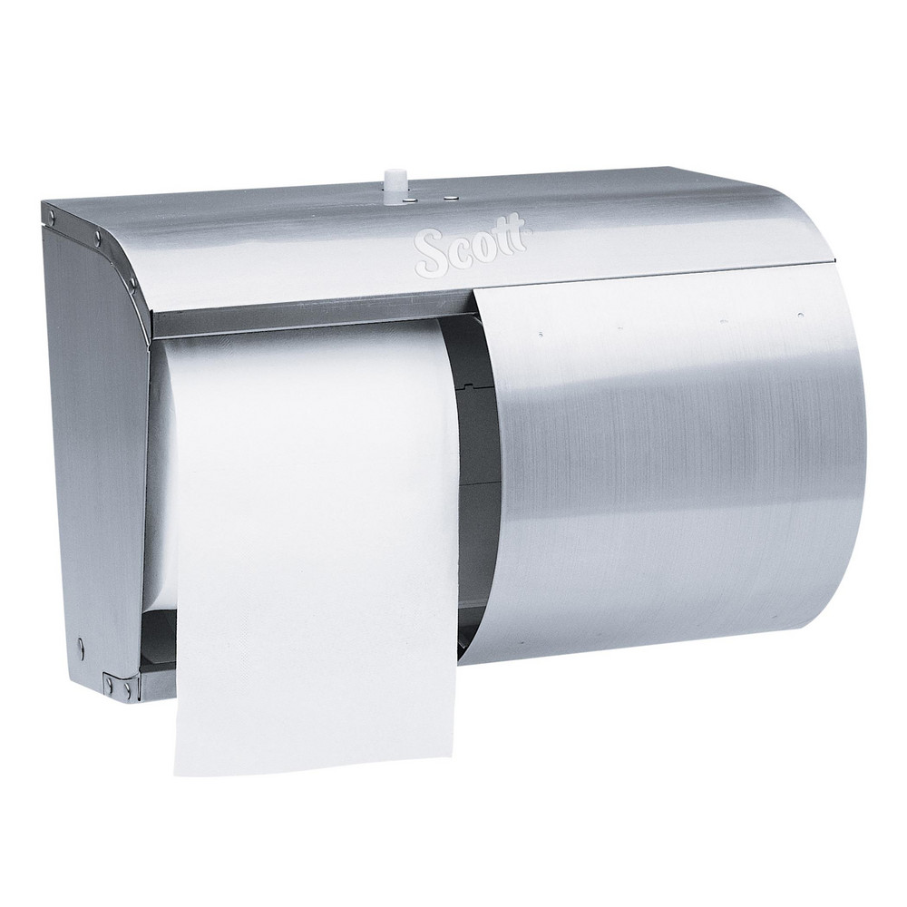 Bobrick Standard Double Roll Stainless Steel Toilet Tissue Dispenser - BOB2888