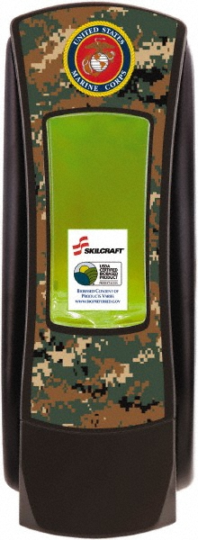 AbilityOne 1250 mL Foam Soap, Lotion & Hand Sanitizer Dispenser - 451000NIB0046USMC