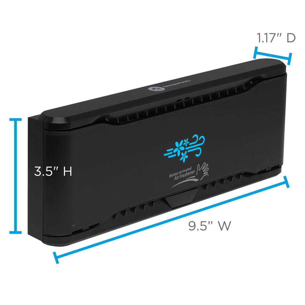 Georgia Pacific Activeaire Automatic In-Stall Freshener Dispenser, Black - 56768