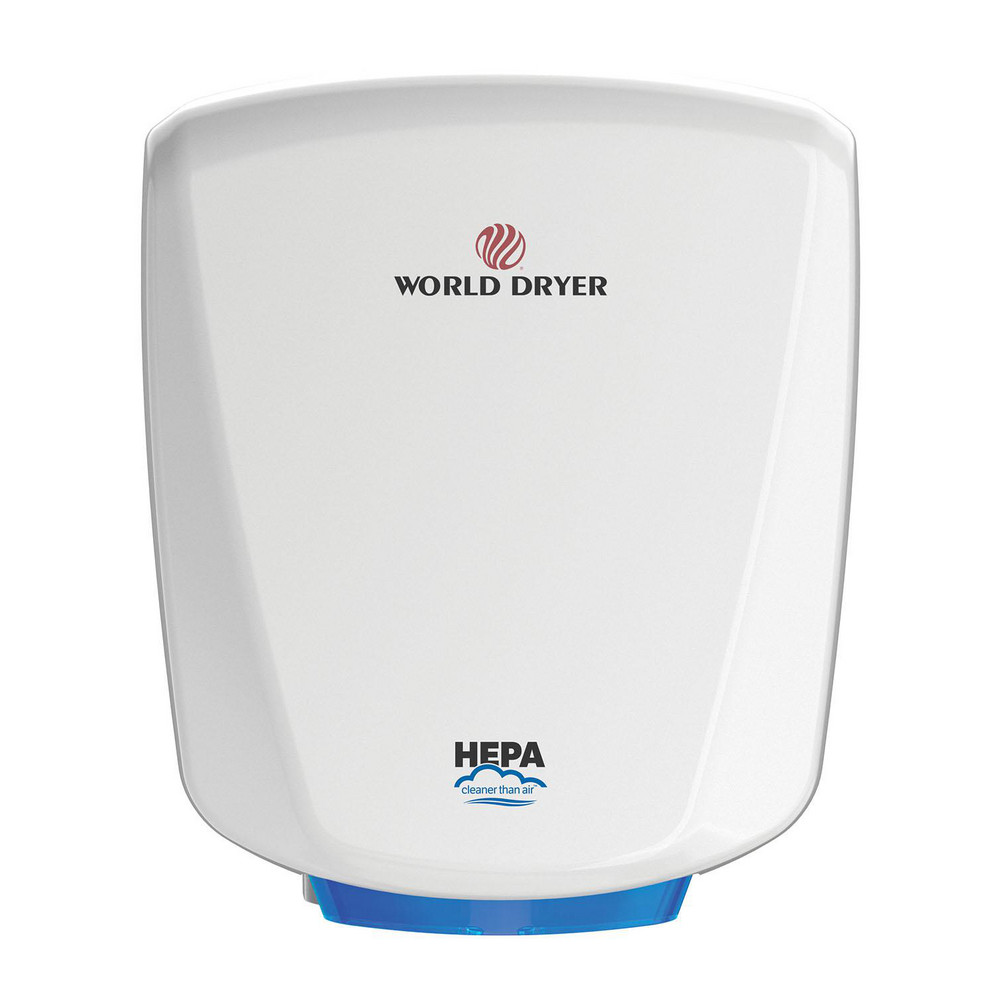 World Dryer Electric Hand Dryers: Hardwire, Touchless, Aluminum - Q-974A2