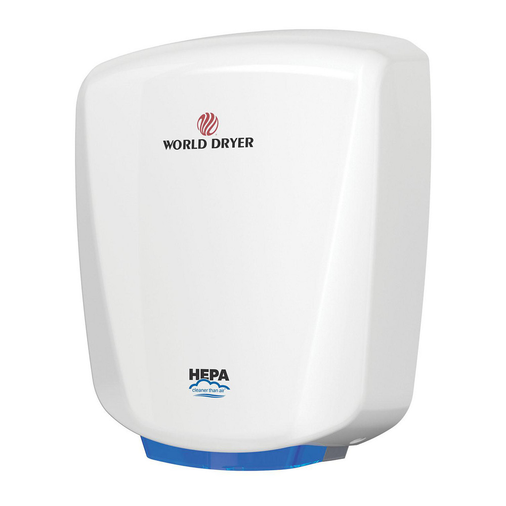 World Dryer Electric Hand Dryers: Hardwire, Touchless, Aluminum - Q-974A2