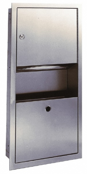 ASI-American Specialties, Inc. Paper Towel Dispenser: Manual, Stainless Steel - 04697