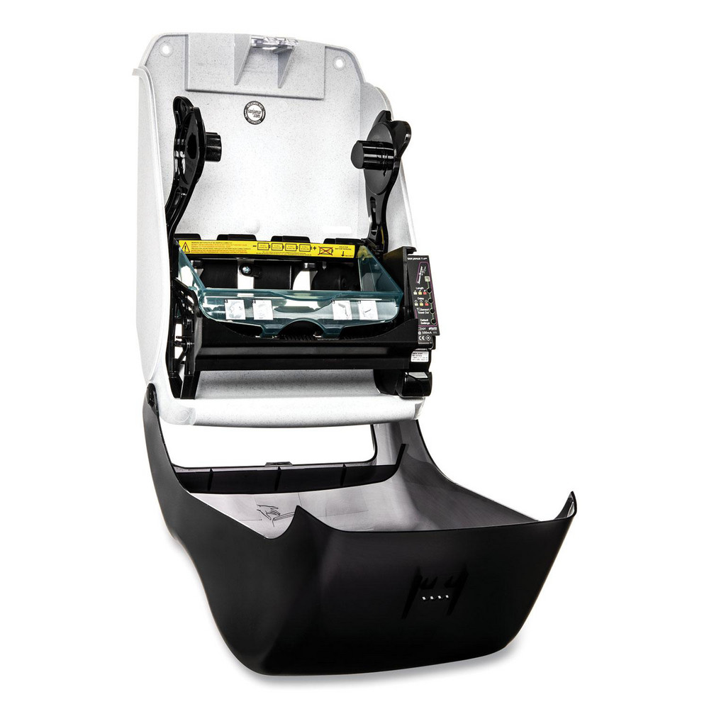 San Jamar Paper Towel Dispensers: Dispenser Type: Towel; Dispenser Style: Hands-Free; Towel Compatibility: Roll; Activation Method: Hands-Free - SJMT1400TBK