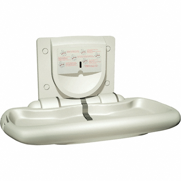 World Dryer Polyethylene & Stainless Steel Baby Changing Station - ABC-300HSR