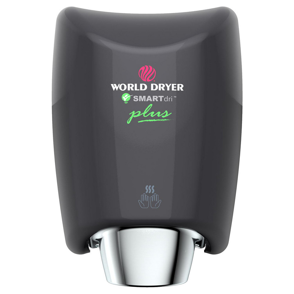World Dryer Electric Hand Dryers: Hardwire, Touchless, Aluminum - K-974P2