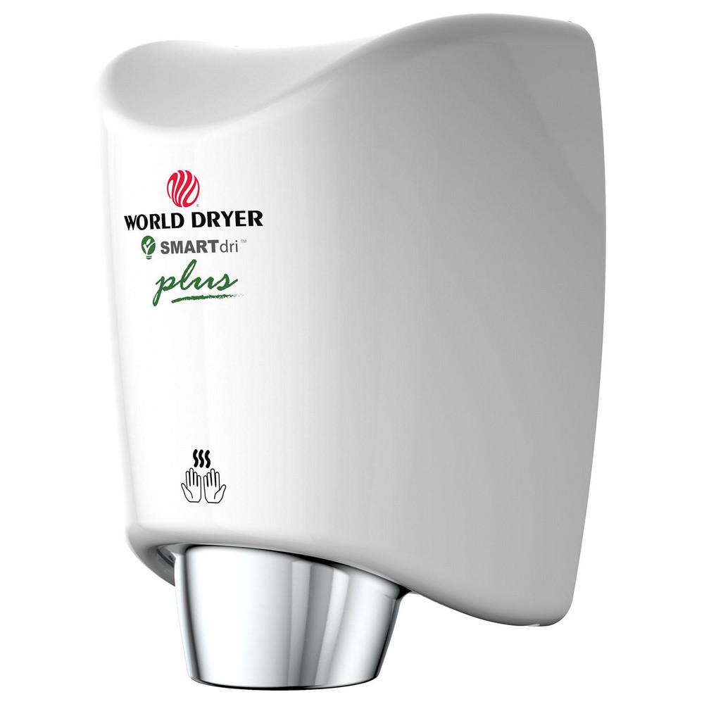 World Dryer Electric Hand Dryers: Hardwire, Touchless, Aluminum - K-974P2