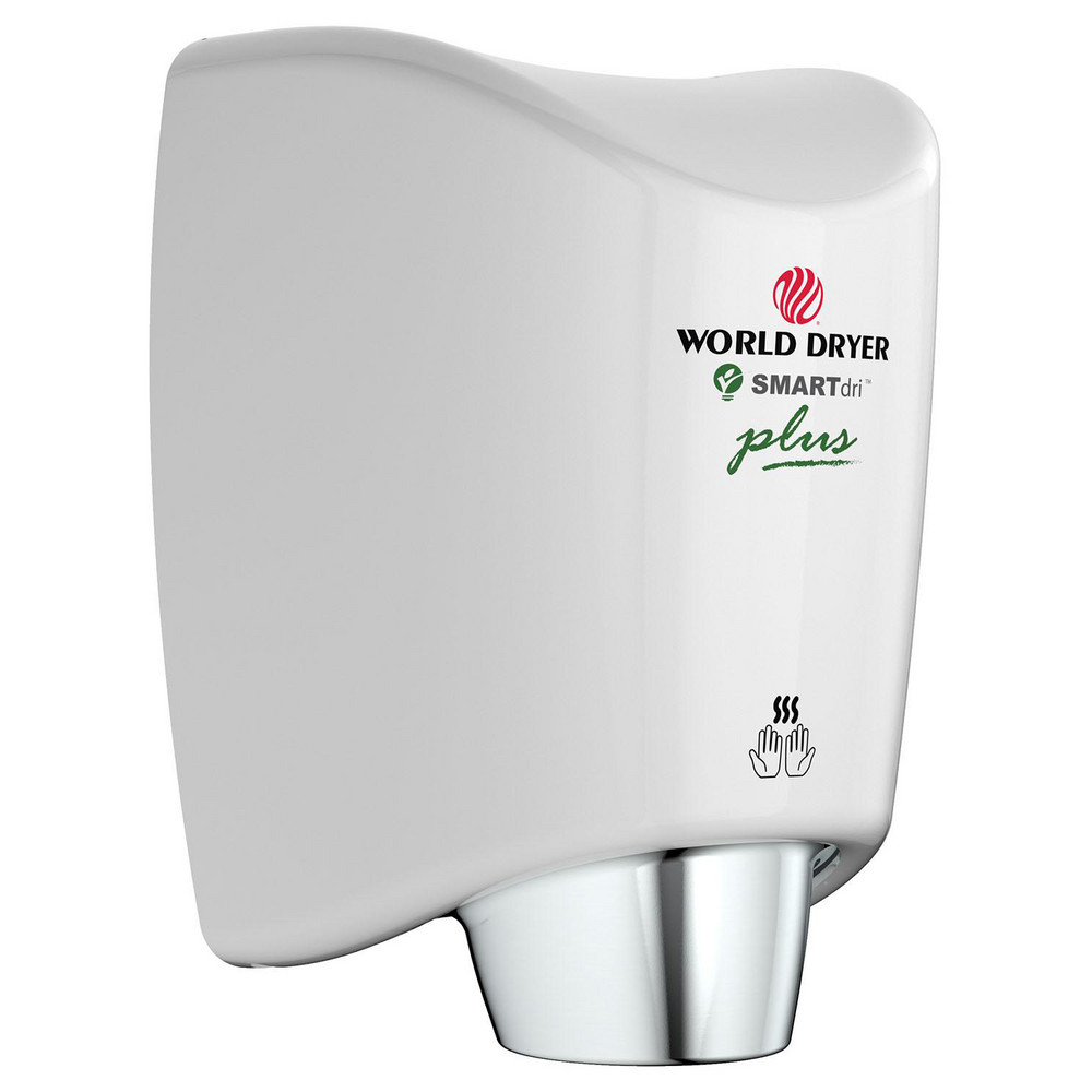 World Dryer Electric Hand Dryers: Hardwire, Touchless, Aluminum - K-974P2