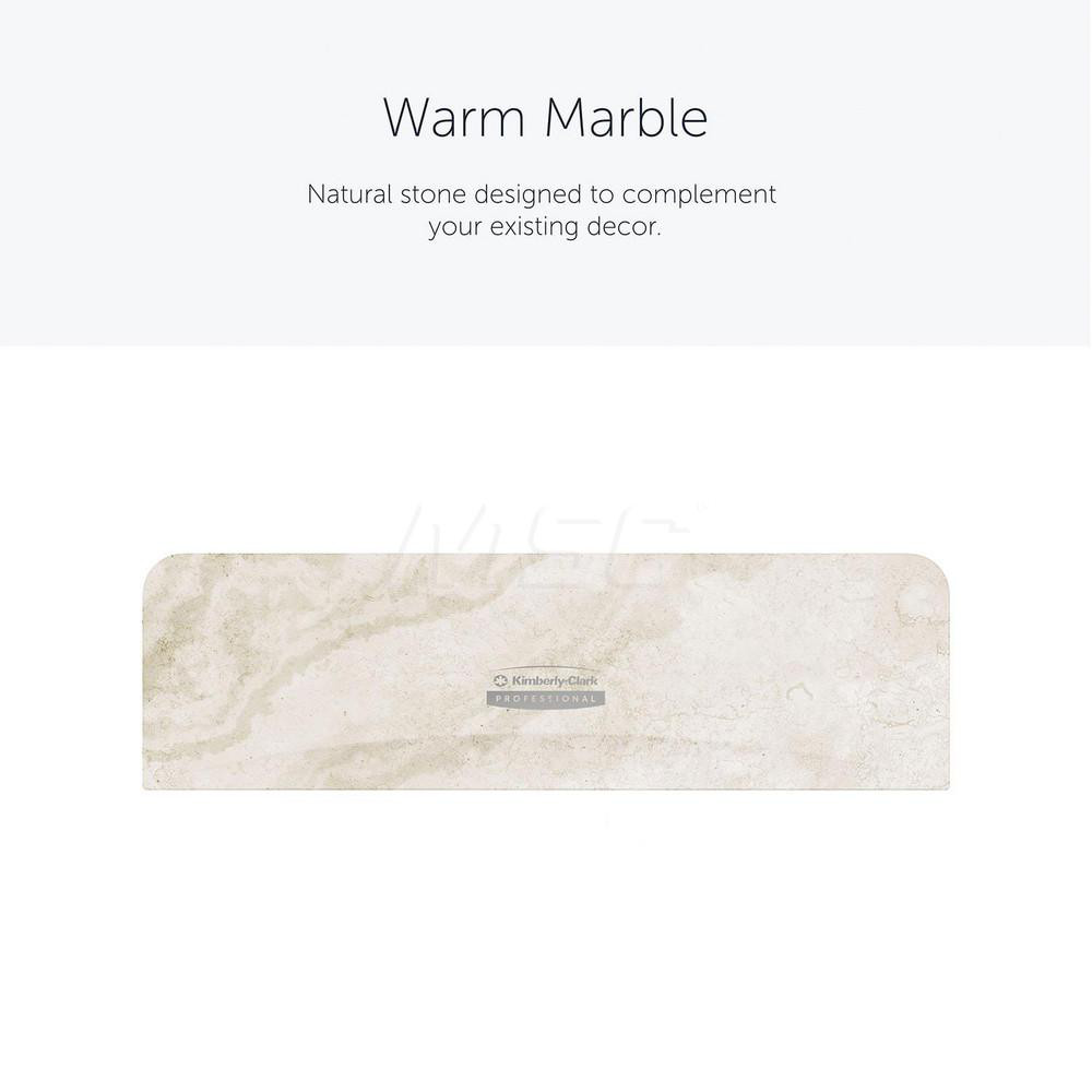 Kimberly-Clark Professional ICON Faceplate, Warm Marble Design, for Coreless Standard Roll Horizontal Toilet Paper Dispensers 2 Roll - 58792