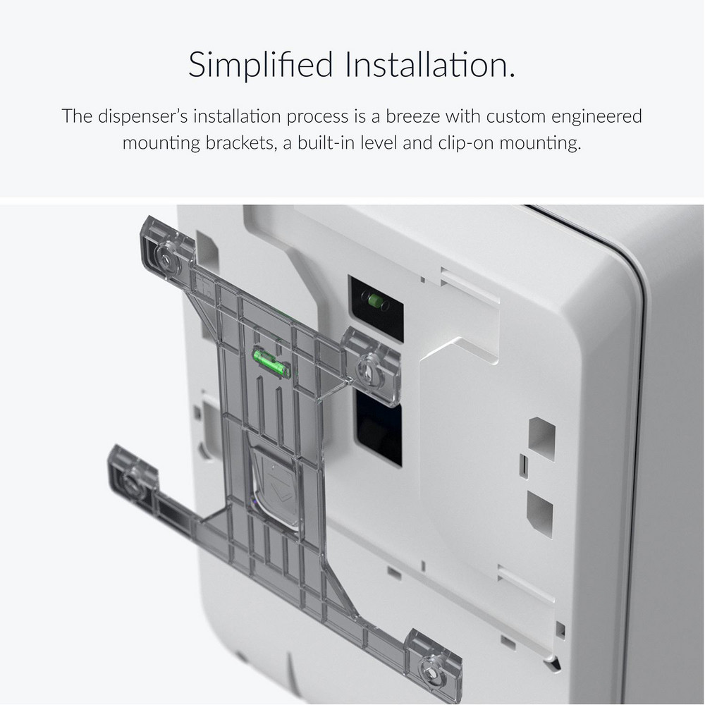 Kimberly-Clark Professional ICON Automatic Hard Roll Towel Dispenser, Faceplate sold separately, 16.53" x 12.41" x 10.19" - 54254
