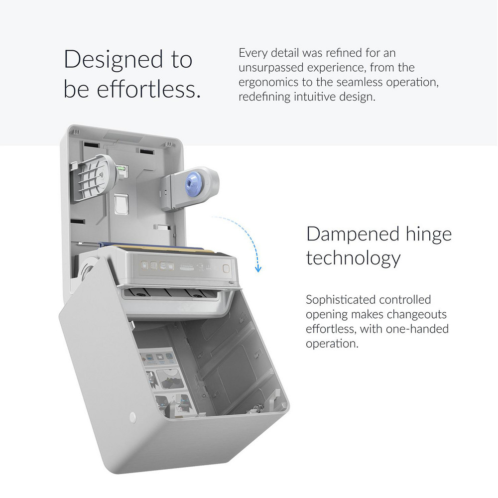 Kimberly-Clark Professional ICON Automatic Hard Roll Towel Dispenser, Faceplate sold separately, 16.53" x 12.41" x 10.19" - 54254