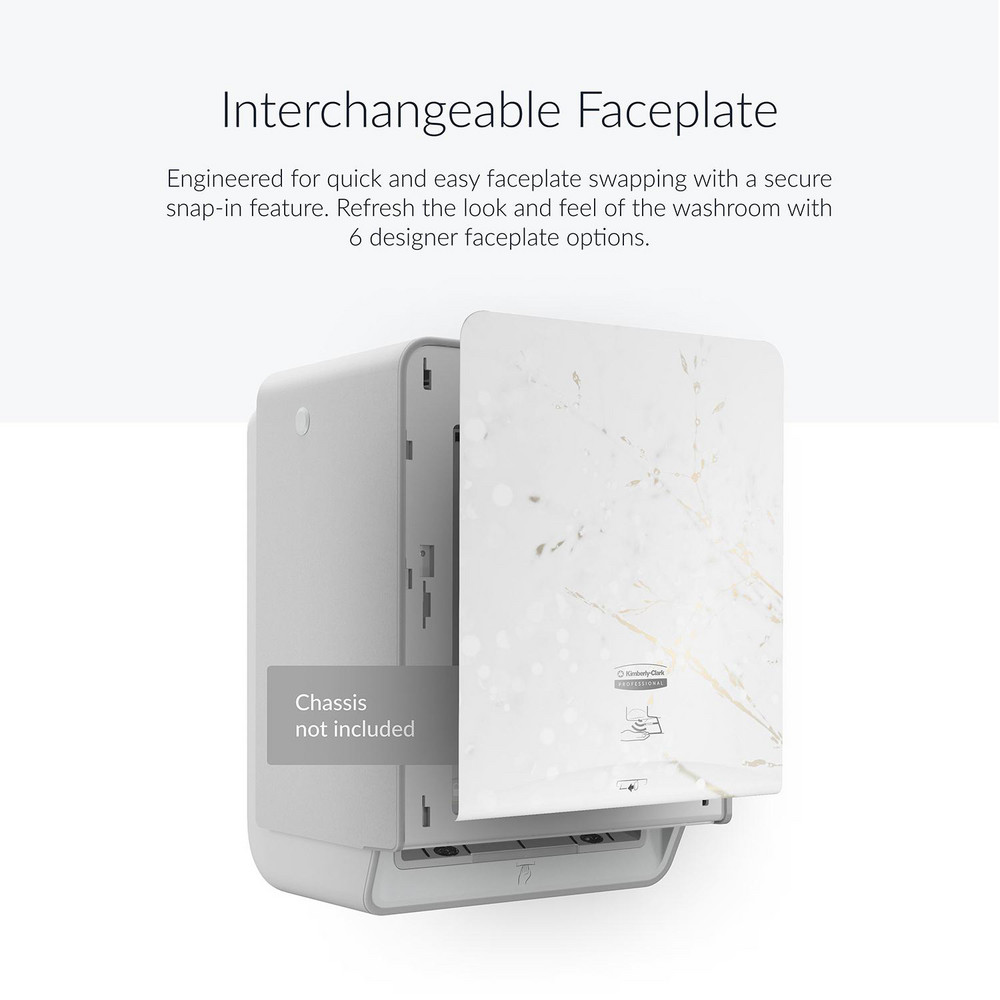Kimberly-Clark Professional ICON Faceplate, Cherry Blossom Design, for Automatic Hard Roll Towel Dispensers - 58820