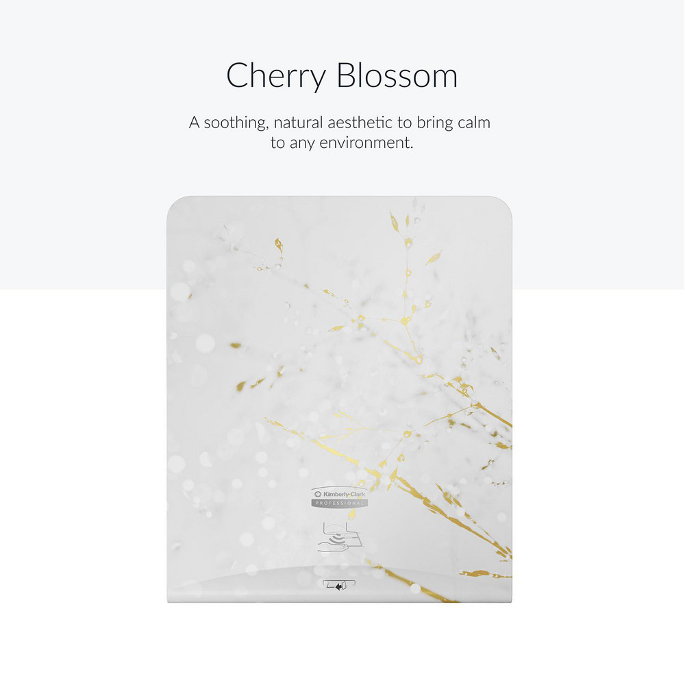 Kimberly-Clark Professional ICON Faceplate, Cherry Blossom Design, for Automatic Hard Roll Towel Dispensers - 58820