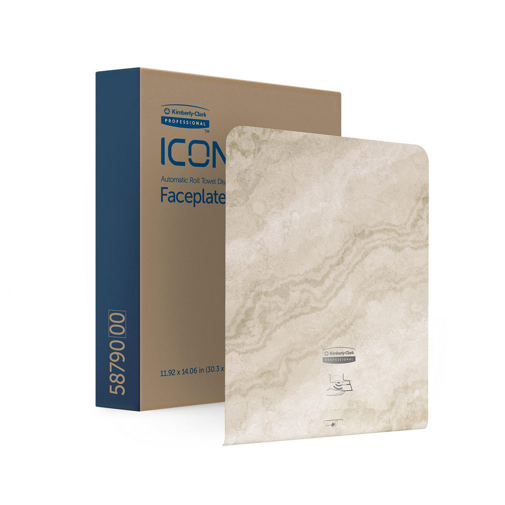 Kimberly-Clark Professional ICON Faceplate, Warm Marble Design, for Automatic Hard Roll Towel Dispensers - 58790