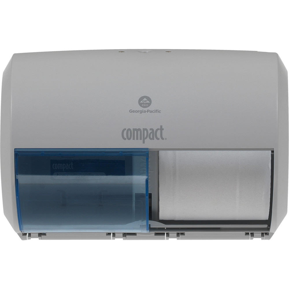 Kimberly-Clark Professional ICON Coreless Standard Roll Toilet Paper Dispenser 4 Roll, with Silver Mosaic Design Faceplate, 16.63" x 15.88" x 10.19" - 53705