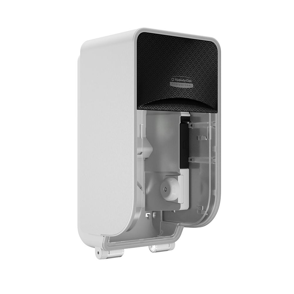 Kimberly-Clark Professional ICON Faceplate, White Mosaic Design, for Coreless Standard Roll Horizontal Toilet Paper Dispensers 2 Roll - 58772