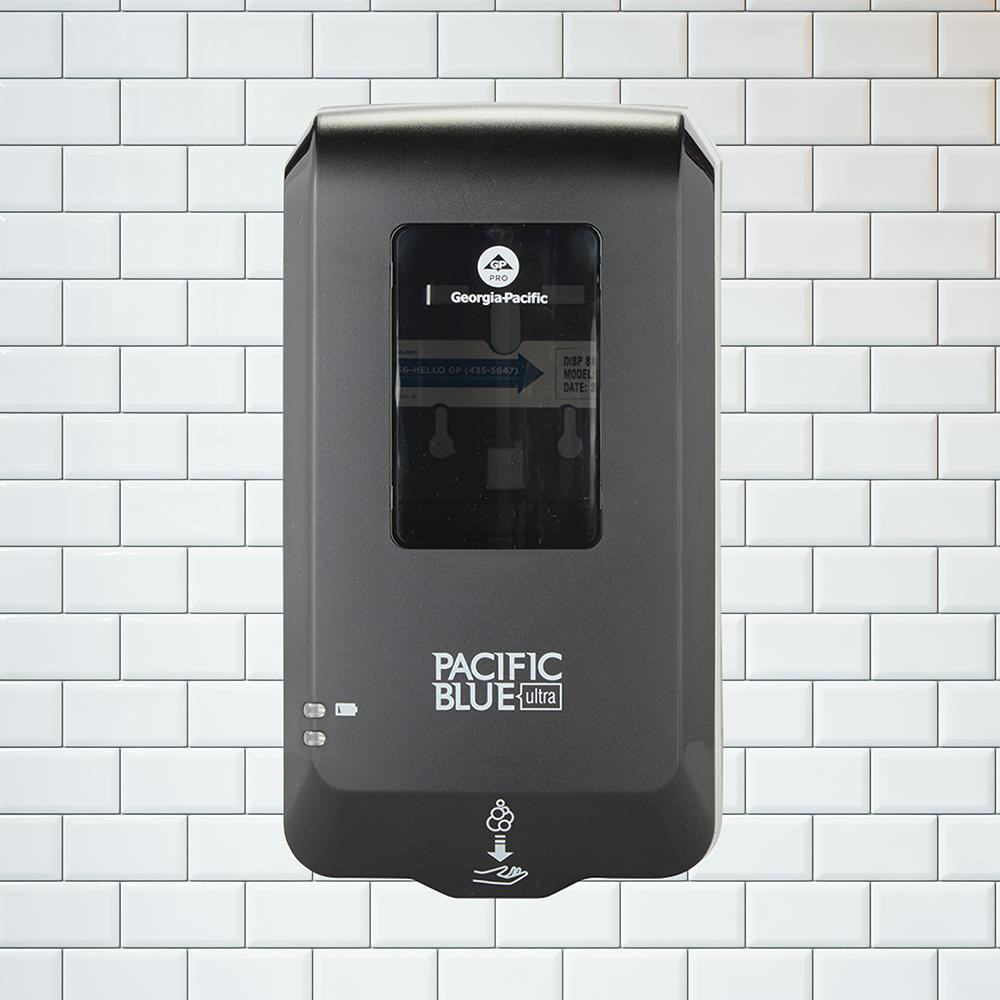 Georgia Pacific Pacific Blue Ultra Automated Touchless Soap & Sanitizer Dispenser, Black - 53590