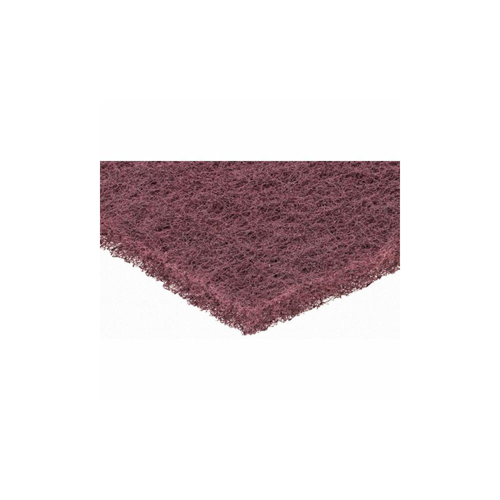 3M Hand Sanding Pad: Non-Woven, Aluminum Oxide, Very Fine Grade, Maroon - 7000000728