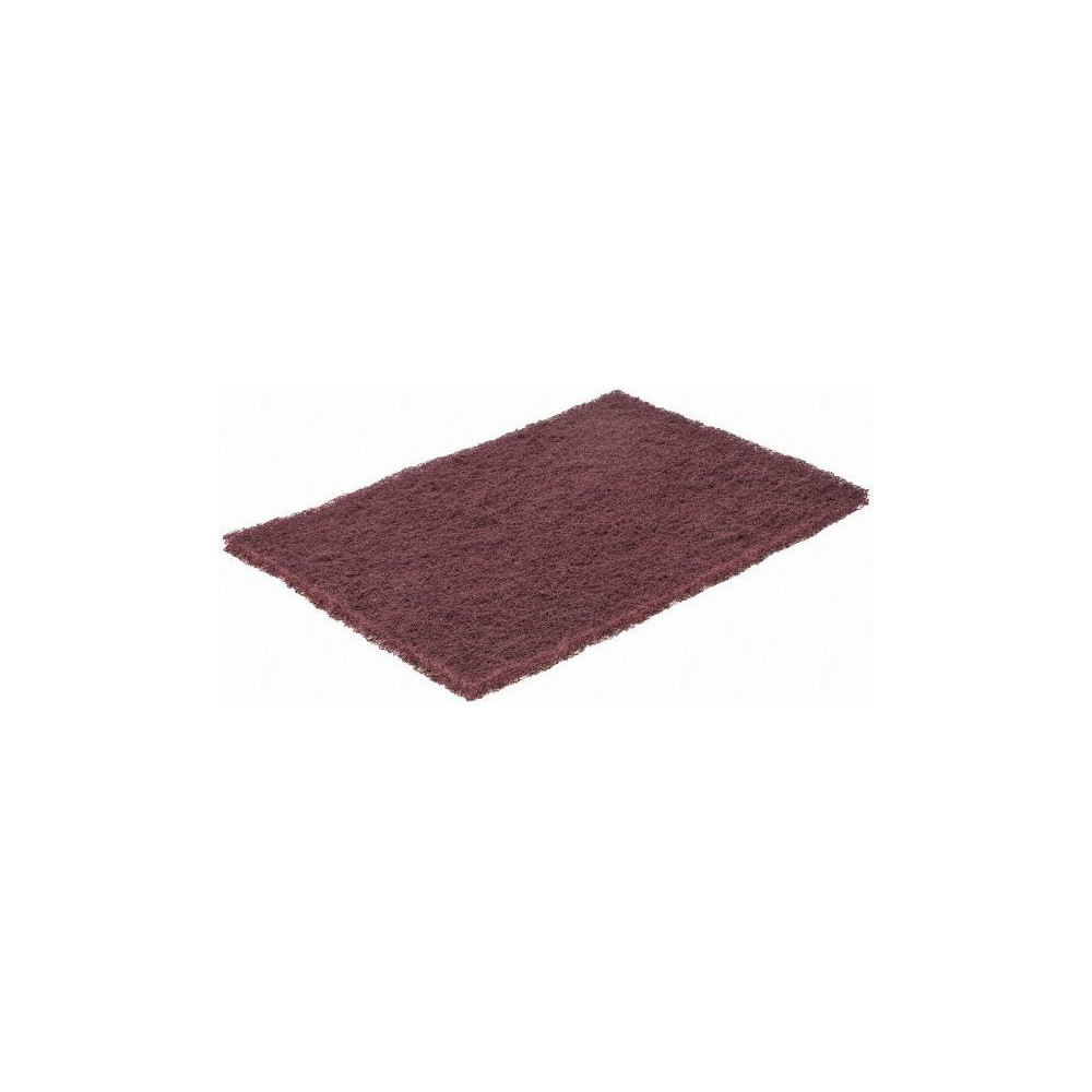 3M Hand Sanding Pad: Non-Woven, Aluminum Oxide, Very Fine Grade, Maroon - 7000000728