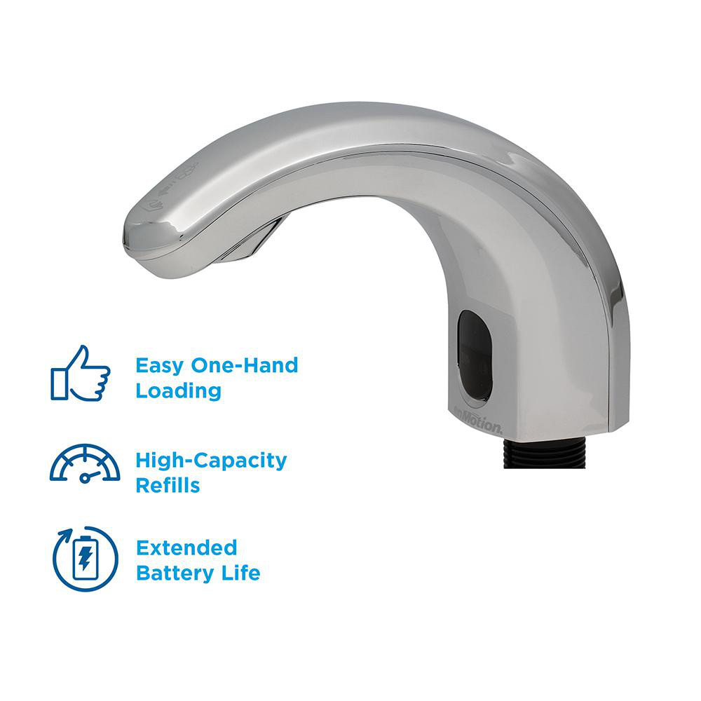 Georgia Pacific Enmotion Automated Touchless Counter Mount Soap Dispenser, Chrome - 52065